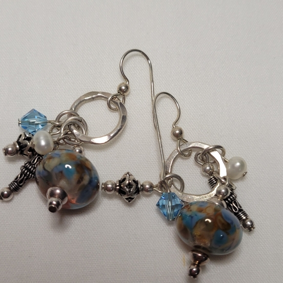 ❤ SILVER VINTAGE EARRINGS - Picture 8 of 14